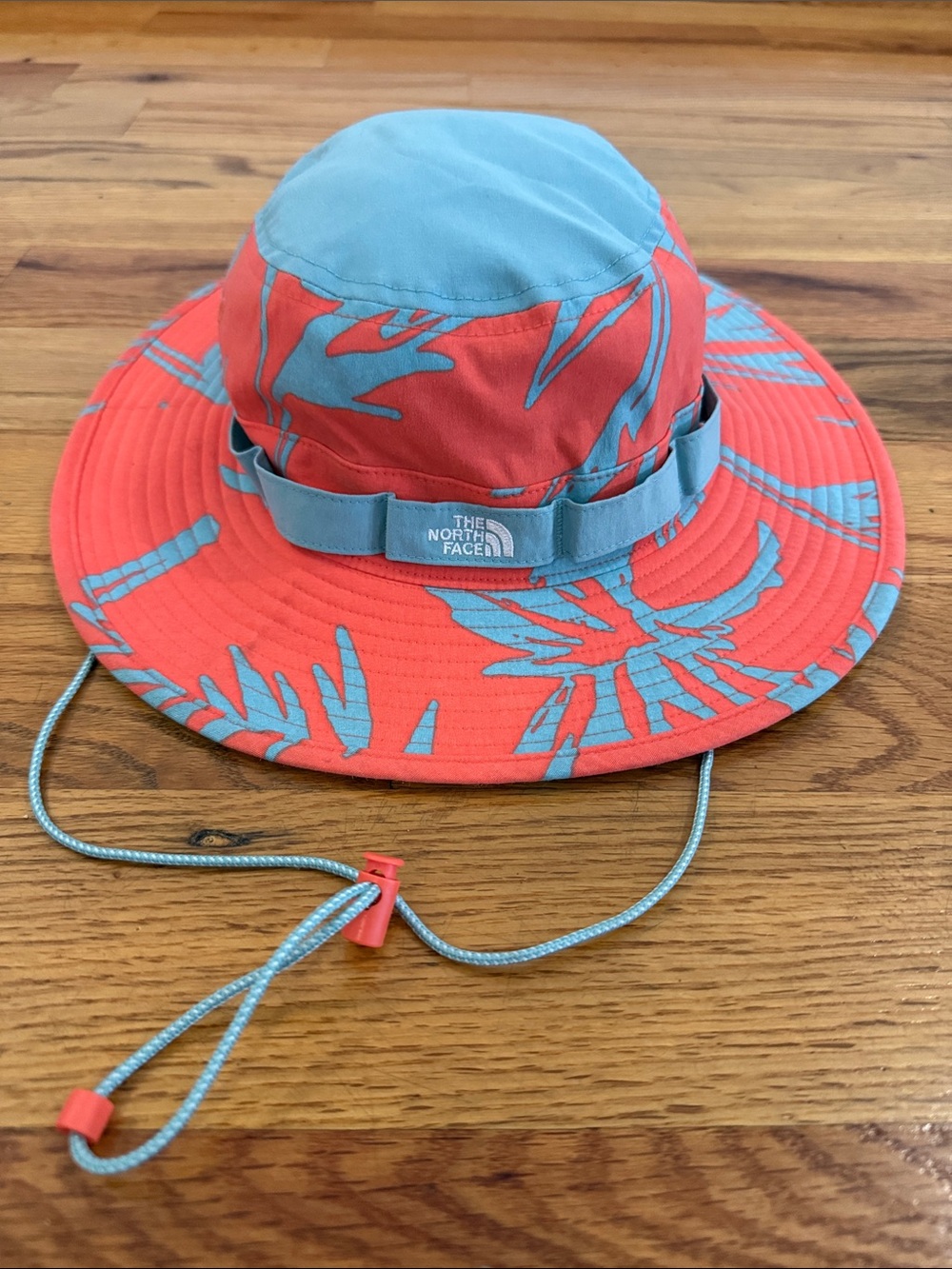 The North Face Kids Orange & Light Blue Bucket Sun Hat